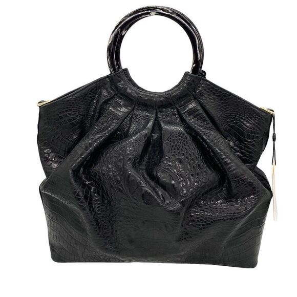 Brahmin Renata Croco Leather Tote Bag New - Picture 2 of 16